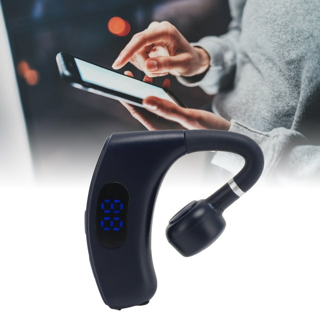 Auricularesde Un Solo Oído, Auriculares De Respuesta Con Control De Voz Para Teléfono Celular, Computadora Portátil, Auricular Inalámbrico Con Estuche De Carga, Micrófono Con