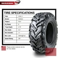 thumbnail image 5 of WANDA 2 AT MASTER UTV ATV Tires 23x8-11 23x8x11 6-Ply Solid Lug Mud Tire 20mm Tread - 10147, 5 of 10