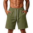 thumbnail image 2 of Men's Athletic Shorts Baggy Sweat Shorts Cotton Fleece Workout Gym Lounge Shorts with Pockets, M, 2 of 8