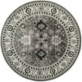 thumbnail image 2 of SAFAVIEH Vintage Hamadan Pema Traditional Area Rug, Grey/Black, 6'7" x 6'7" Round, 2 of 5