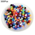 thumbnail image 2 of Yesbay 300 Pcs Pom Poms for Crafting 10mm Fluffy Felt Balls Fuzzy Pompoms for Dolls Garland DIY Crafts Decorations, 2 of 10