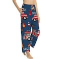 thumbnail image 2 of Haiem Fire Truck 1 Women's Pajama Pants Ultra Lightweight Pjs Bottoms Sleepwear Bottom Pants With Pocket Drawstring-XX-Large, 2 of 9