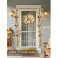 thumbnail image 6 of Fall Garland with Light for Mantle: 6ft Fall Lighted Garland with 40 LEDs - 8 Lighting Modes with Remote Timer - White Maple Leaf Autumn Garlands for Railing Outdoor - Thanksgiving Home Decor, 6 of 8