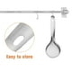 thumbnail image 5 of 4pcs Spoons de arroz de acero inoxidable espesado cucharas de sopa cucharas de hogar, 5 of 6