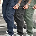 thumbnail image 6 of Men’s Loose Straight Sweatpants Casual Sports Trendy Everyday Bottoms, 6 of 6