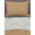 thumbnail image 3 of Geometric Comforter & Sham Bedding Set, Symmetric Repetition with Polygonal Shapes Tile, 3 pcs Duvet Set Microfiber Filling Quilt, 5 Sizes, Multicolor, by Ambesonne, 3 of 4