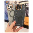 thumbnail image 2 of Matte Magnetic Macsafe Case for Magsafe IPhone 12 13 14 15 Pro Max 15Pro 14Pro IPones 15ProMax I15 Luxury Metal Lens Frame Cover, 2 of 7