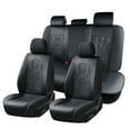 thumbnail image 2 of For Honda Accord 2003-2022 Car Seat Covers, Black Car Seat Covers, Waterproof PU Leather, 5 Piece Full Set, Wear Resistance, Easy to Clean and Install, Suitable for All Seasons, 2 of 8
