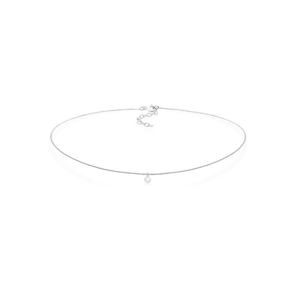 Elli by Julie & Grace Choker Pendant Moonstone 925 Silver