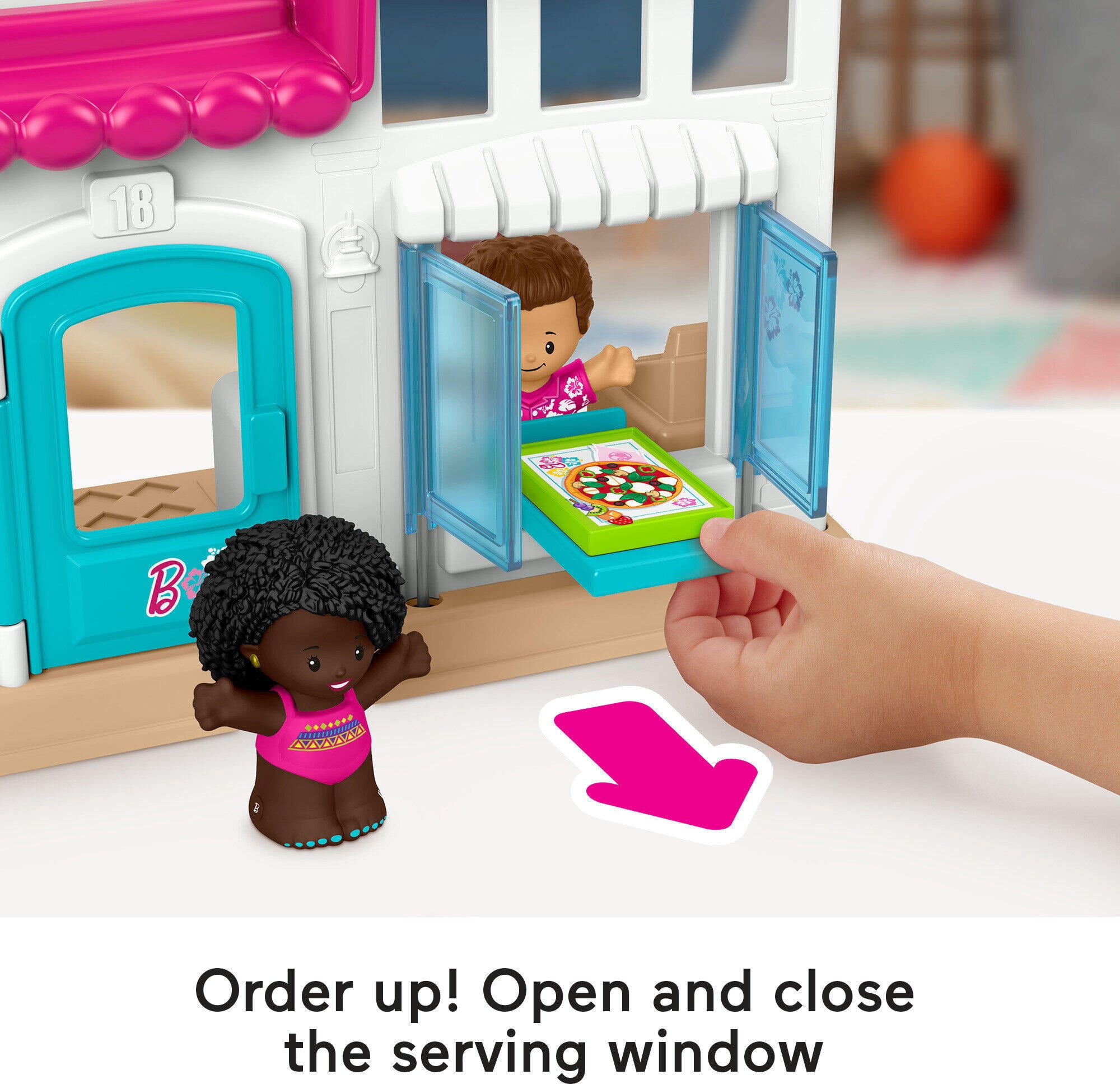 Fisher-Price Little People Barbie Boardwalk Playset Value Bundle with Figures & Accessories