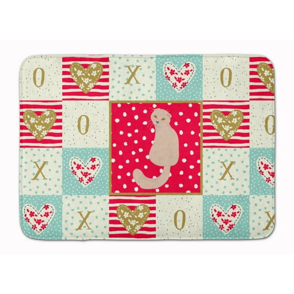 Scottish Fold Cat Love Machine Washable Memory Foam Mat