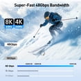 thumbnail image 3 of Cable USB C a HDMI 2.1 Matters, 0,9 m, 8K @60Hz, negro, 3 of 7