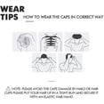 thumbnail image 3 of Unisex Swim Cap For Short Long Hair Silicone Swim Caps Cover Ears Swim Hats For Women Men Kids Adults, 3 of 4