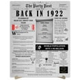 thumbnail image 1 of The Party Post 102nd Birthday Party Decorations Poster Born in 1922, 1 of 5
