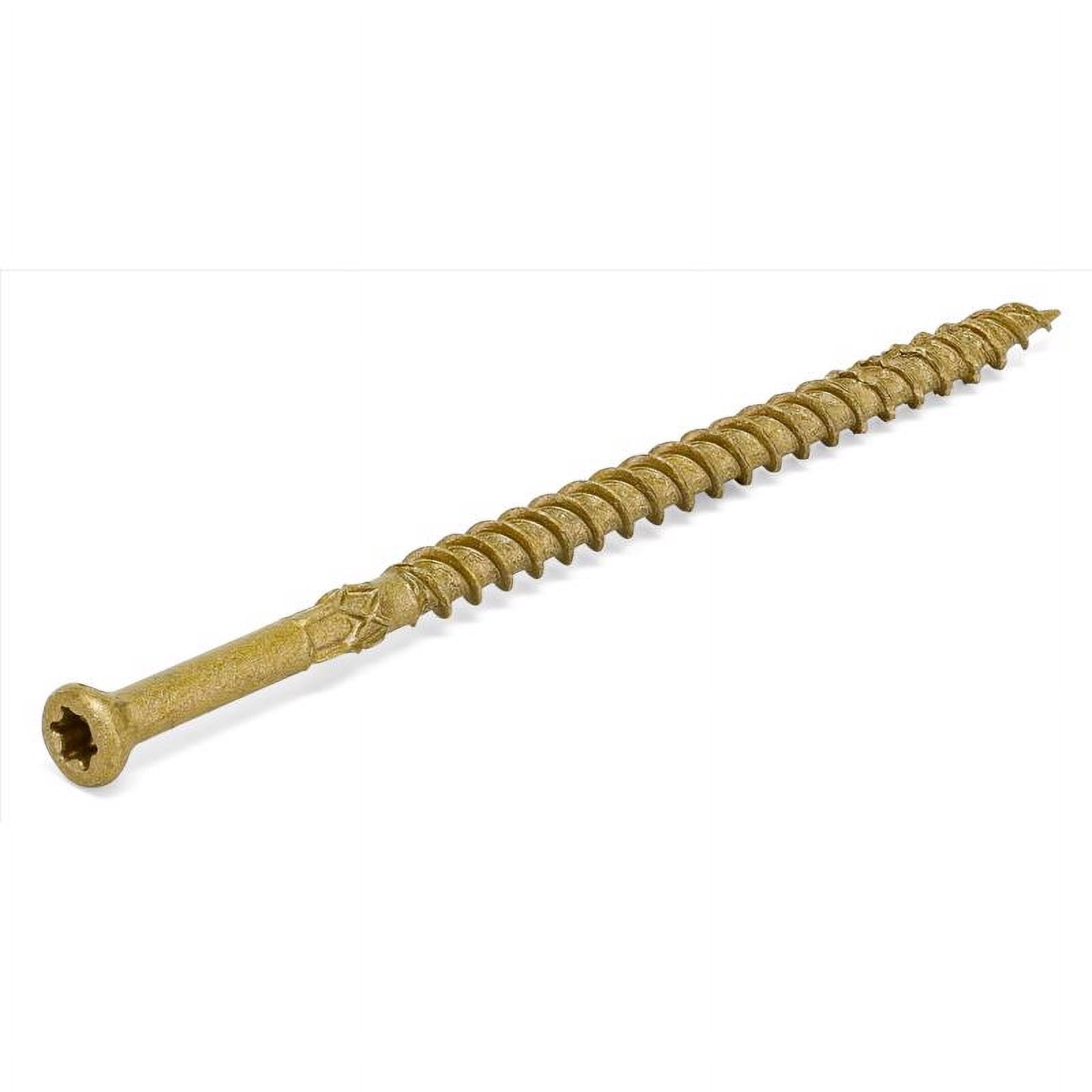 48633 MHR 2000 Hour Trim Screw, Star, 3-In. x 8, 1-Lb. - Quantity 1