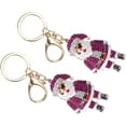 thumbnail image 1 of Haofy Key Chain Kits, Christmas Keychain, Christmas Fahionable Pendant For Hand‑made,Zipper Handles DIY Christmas Keychain Decor Ornaments Cartoon Craft Decorations, 1 of 8