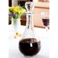 thumbnail image 5 of Bormioli Rocco Loto Wine Decanter - Nature-Inspired Teardrop Glass Design with Airtight Stopper, 43 Oz. for Red Wine, Whiskey, Brandy & Spirits - Italian Elegance for Table or Bar, Dishwasher Safe, 5 of 7