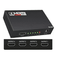 thumbnail image 2 of Splitter Hdmi  Bloosom 1*4 Divisor De Señal Amplificador Conecta 4 Tv Negro, 2 of 4