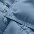 thumbnail image 6 of Bare Home Down Alternative Comforter Set - 3-Pieces - All Seasons - Full, Coronet Blue, 6 of 9