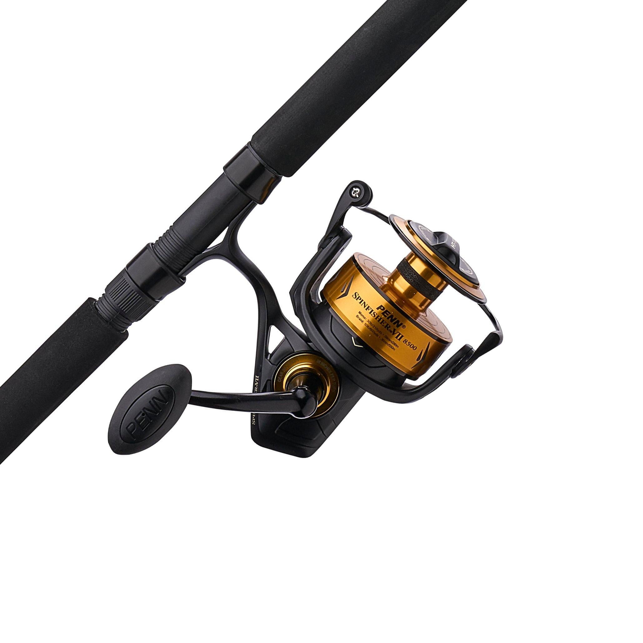 penn accord 7000 spinning reel Spinfisher VII Long Cast, Fishing Reel, Reels, Sea Fishing, Sea Fishing With IPX5 Sealing That Protects Against Saltwater Ingression, Caters for different Species, Black Gold, 5500 35in of line retrieval per crank Penn Affinity Ltd 7000 Live