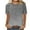 Gray, variant on TKLPEHG Womens Dressy Tops Short Sleeve T Shirts Crew Neck Comfy Casual Loose Fashion Print Graphic Tee Summer Fashion Outfits (Blue,XXXXL)