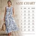 thumbnail image 7 of Xixirimido Deer Cowboy Toile de Jouy Print Women Maxi Dresses Casual Summer Dresses Tank Long Flowy Sleeveless Sundresses with Pockets Beach Vacation Outfits, Large, 7 of 7