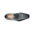 thumbnail image 4 of Stacy Adams Plaza Modified Cap Toe Oxford Shoes Leather Black Gray 25608-975, 4 of 7