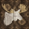 thumbnail image 2 of Gango Home Decor Lodge Precious Antlers IV & Precious Antlers III by Wellington Studio (Ready to Hang); Two 12x12in Brown Framed Prints, 2 of 5