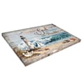 thumbnail image 3 of With God All Things Are Possible Framed Canvas Wall Art, Matthew 19:26 Lighthouse Beach Scene, Inspirational Christian Home Decor, Ready to Hang, 3 of 7
