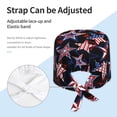 thumbnail image 4 of American Patriot Working Cap with Sweatband - Adjustable Unisex Surgical Nurse Cap, Chemo Hats for Women, 4 of 6