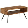 thumbnail image 2 of vidaXL Coffee Table Solid Sheesham Wood 35.4"x15.7"x17.7", 246249, 2 of 7