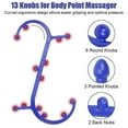thumbnail image 2 of Trigger Point Massager - Therapy Cozy Massage Tool For Self Lower Back Massage, Neck Massage, Shoulder Massage, 2 of 5
