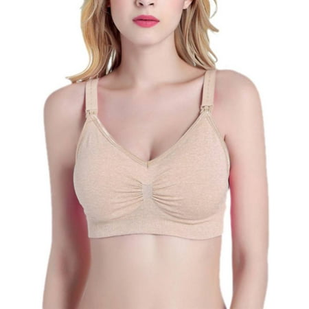 

Women Mommy Cotton Nursing Bra Pregnant Maternity Breastfeeding Bras Underwear Cup BCD