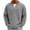Gray_005, variant on Domuza Men's Waffle Sweatshirt Casual Stand Collar Quarter Zip Pullover Spring Fall Trendy Relaxed Fit Ribbed Long Sleeve Sweaters Khaki M