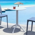 thumbnail image 2 of Siesta ISP160-SIL Table Bistro Ronde Pieuvre Gris Argenté, 2 of 3