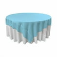 thumbnail image 2 of LA Linen TCpop72x72-TurquoiseLgtP40 Polyester Poplin Square Tablecloth, Light Turquoise - 72 x 72 in., 2 of 3