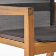 thumbnail image 4 of Noble House Beachview 9 Piece Wooden Patio Dining Set in Teak and Black, 4 of 7