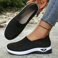 thumbnail image 6 of Women's Summer Mesh Breathable Sneakers Fashion Casual Lace Up Comfort Hollow Out Walking Running Shoes, 6 of 8