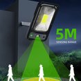thumbnail image 4 of HHGBAD Solar Motion Sensor Outdoor Lights - IP65 Waterproof Solar-Powered Wall Lights for Garden, Yard, and Patio - 3 Lighting Modes with Remote Control, 4 of 7