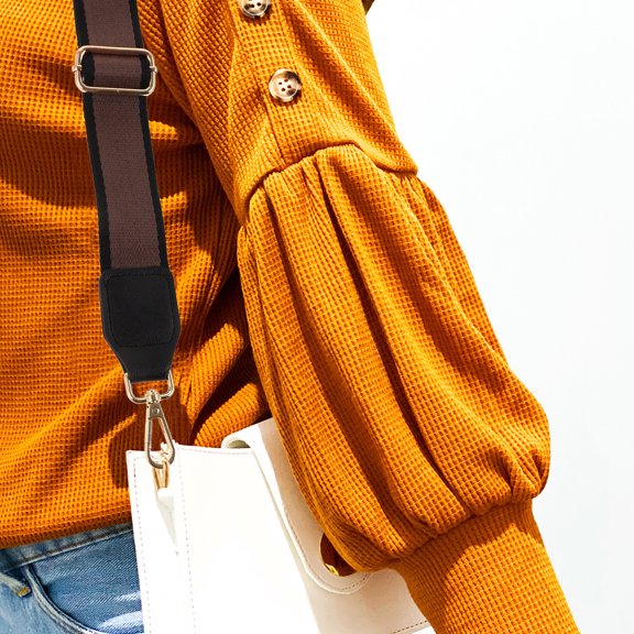 LOLIPPYY Assorted Color Adjustable Wide Shoulder Bag Strap for Women's Handbag DIY Replacement 60 Inch Nylon Cotton