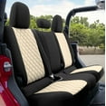 thumbnail image 5 of For 2020-2024 Jeep Gladiator FH Group Neoprene Waterproof Custom Fit Car Seat Covers - Full Set Beige, 5 of 5
