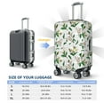 thumbnail image 4 of Logiee Lilies Flowers Print Travel Luggage Cover,Suitcase Protector, Washable Elastic Suitcase Baggage Cover,Closure for Wheeled Suitcase Fit 18-32 Inch Luggage-Large, 4 of 7