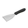 thumbnail image 1 of Winco TKP-32 4 1/2" Scraper w/ Black Plastic Handle, Stainless Steel, 1 of 1