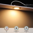 thumbnail image 2 of 48 Pack 7W 3 Inch Ultra-Thin LED Recessed Light with J-Box, Dimmable, 400lm Slim Panel Downlight, Oil Rubbed Bronze, 2700K Soft White, 2 of 7