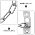 thumbnail image 3 of Raindrops 1Pcs Silver Door Chain Lock for Interior Doors and Front Doors Security, 3 of 8