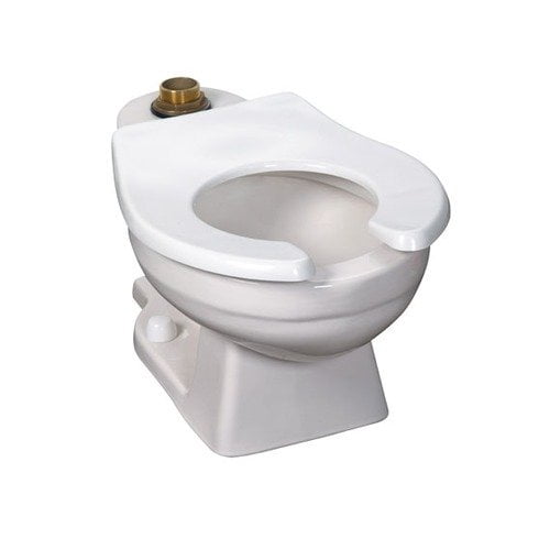 Crane Faucet Baby Elongated Toilet Bowl in White
