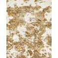 thumbnail image 1 of Ahgly Company Machine Washable Indoor Rectangle Abstract Wheat Beige Area Rugs, 2' x 4', 1 of 7