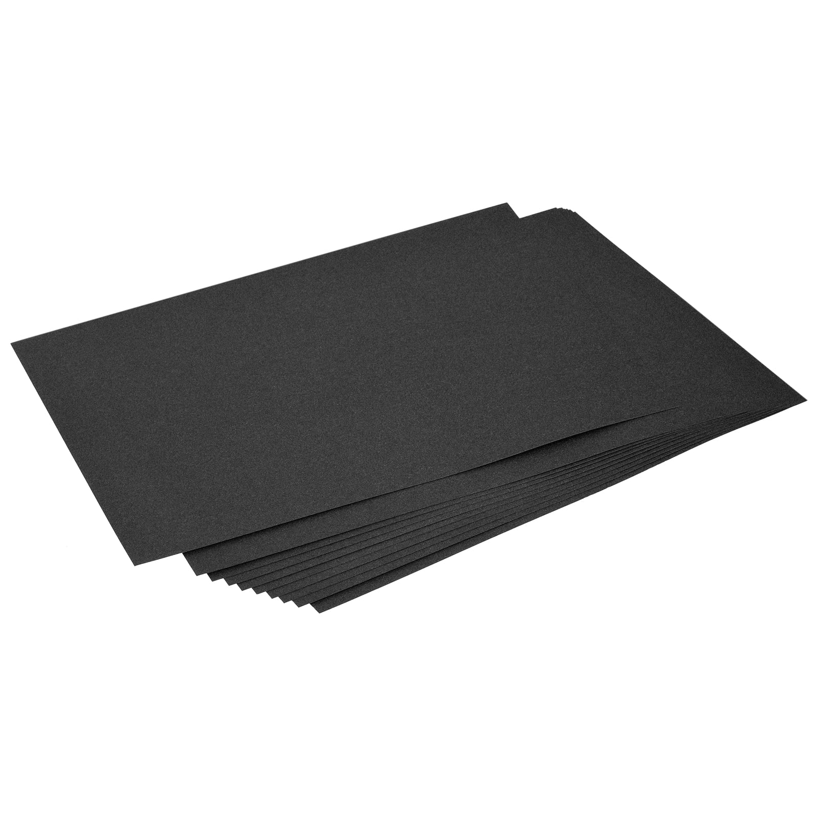 Uxcell Shimmer Cardstock Paper 25 Sheets, 8x11.5 Inch 92 Lb/250gsm, Black