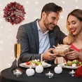 thumbnail image 4 of 18 Inch Valentines Day Mesh Wreath,Valentines Wreaths for Front Door with Wooden Sign Fishnet Yarn, Valentines Day Wedding Decorations for Indoor and Outdoor, 4 of 9
