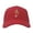 Red, variant on Cool Rhythm Premium Cotton Adult Unisex Embroidered Music Symbol Adjustable Baseball Cap-Black